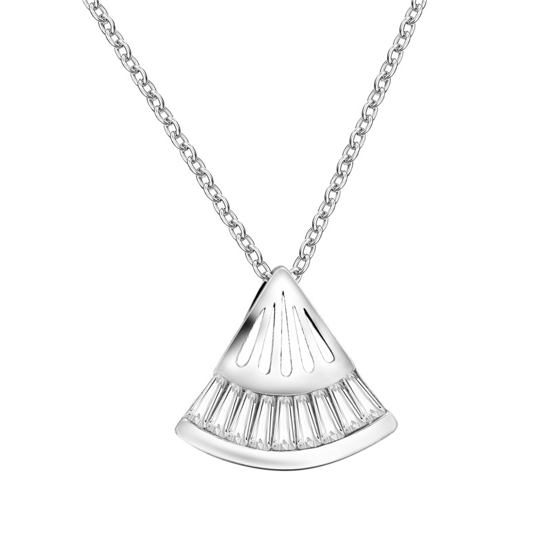 Art Deco Fan Necklace Set