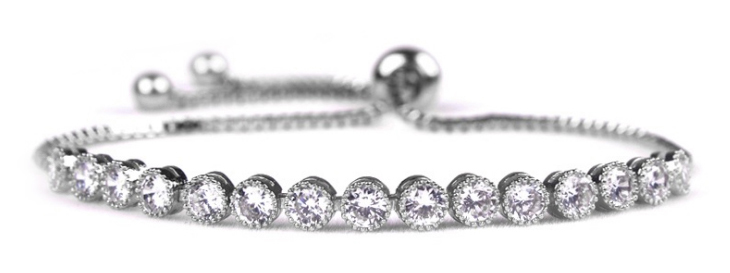 Classic Silver Tennis Bracelet