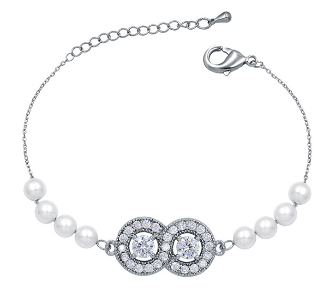Double Round Pearl Bracelet