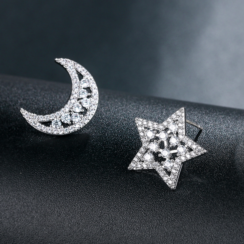 Homecoming Crystal Star Celestial Earrings Style 01