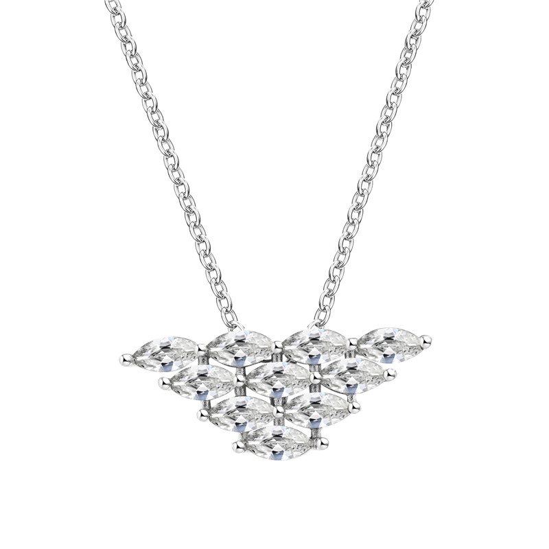 Marquise Fan Necklace Set