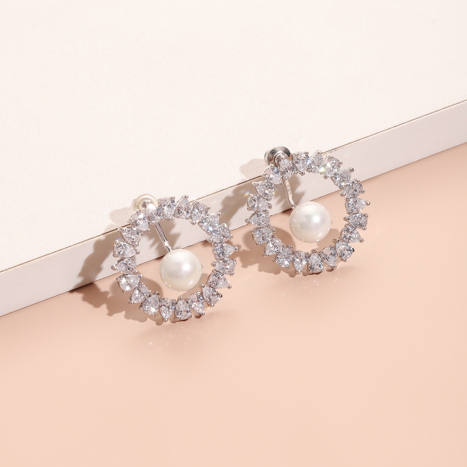 Mother of the Bride Pearl Earrings Style 03