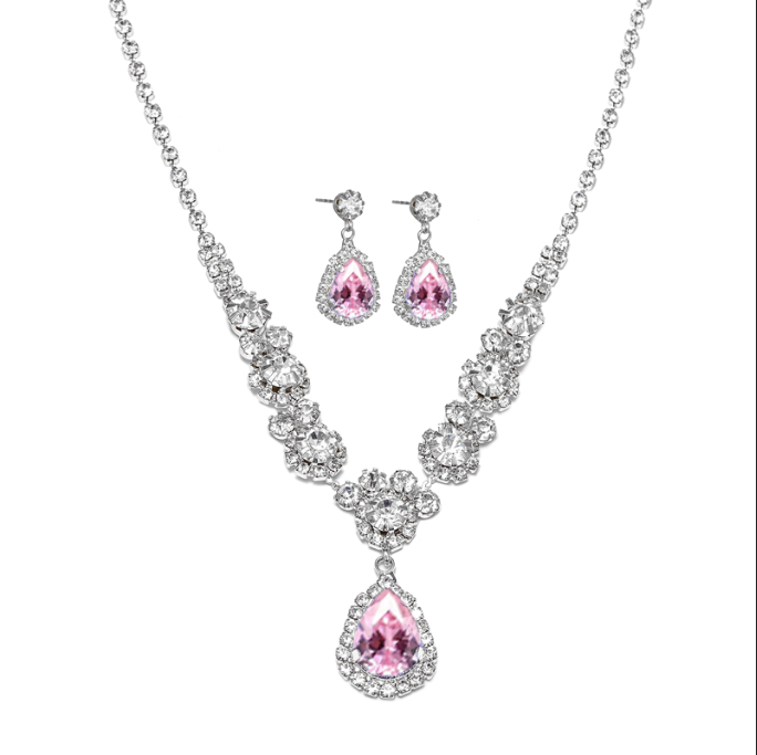 Pink Teardrop Wedding Guest Set