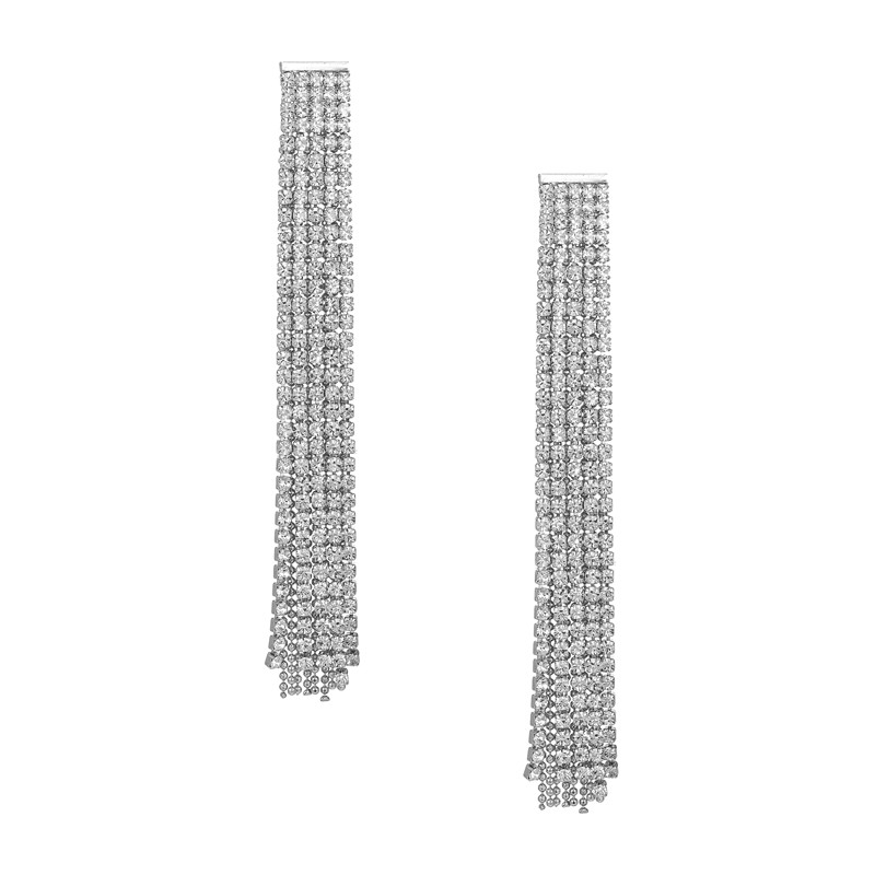 Prom Crystal Statement Earrings Style 05