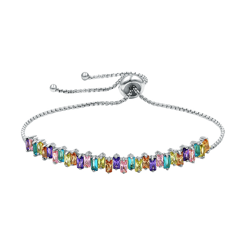 Rainbow Baguette Bracelet