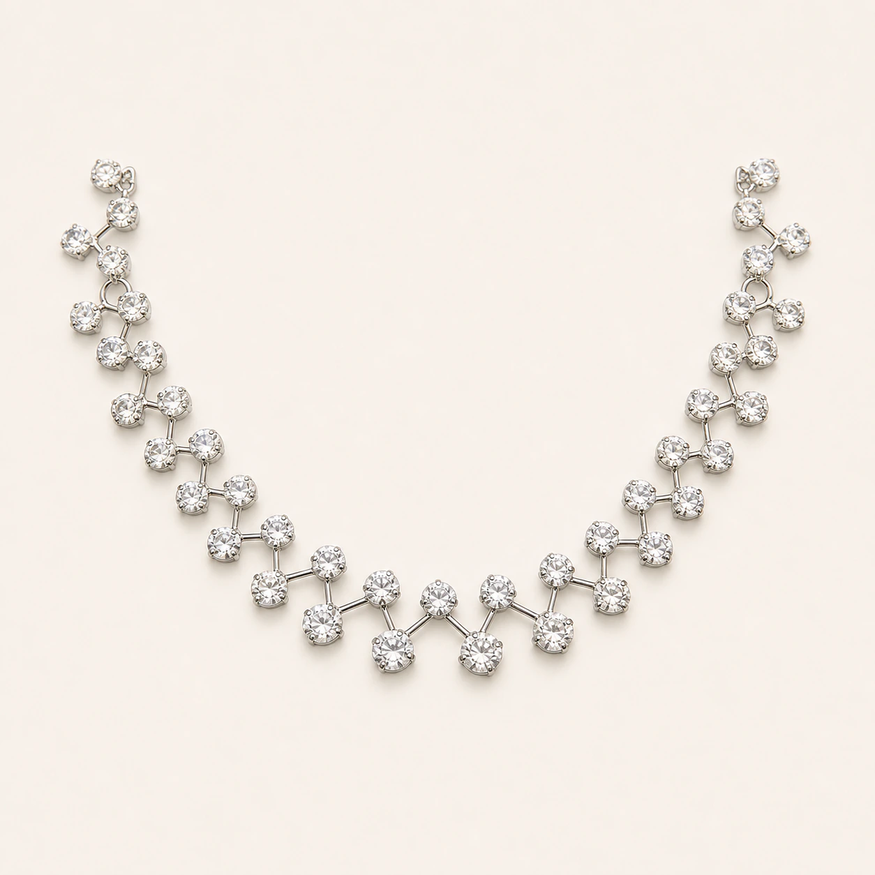 Short Crystal Occasion Necklace