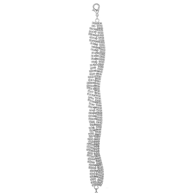 Slim Formal Crystal Bracelet
