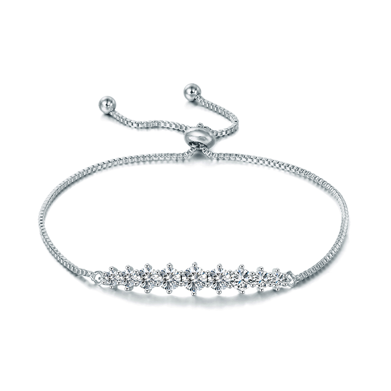 Small Floral Crystal Bracelet