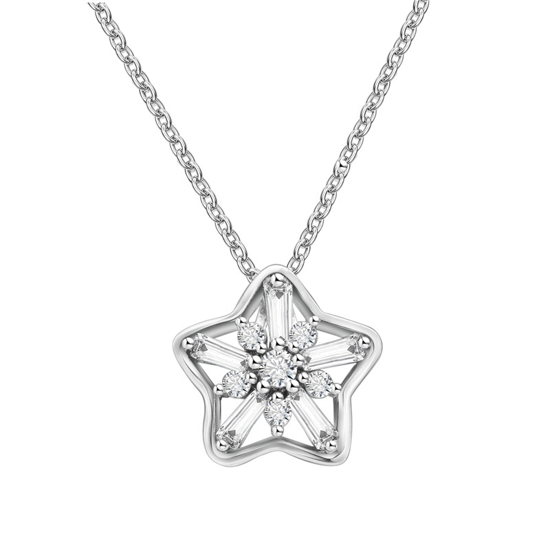 Star CZ Homecoming Necklace Set